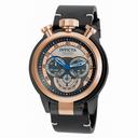 Invicta I-Force Chronograph Grey and Rose Dial Black Leather Men's Watch 18774