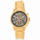 Invicta I-Force Chronograph Gunmetal Dial Gold-plated Ladies Watch 17425