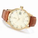 Invicta I-Force Gold-tone Dial Gold-tone PVD Brown Leather Band Men's Watch 14789