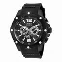 Invicta I-Force Multi-Function Black Dial Black Polyurethane Men's Watch 19662
