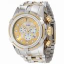 Invicta Jason Taylor Bolt Reserve Gold Dial Stainless Steel Men's Watch 12952