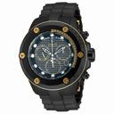 Invicta Jason Taylor Chronograph Black Dial Black Polyurethane Men's Watch 17827