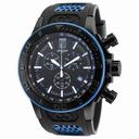 Invicta Jason Taylor Chronograph Black Dial Black Polyurethane Men's Watch 19578