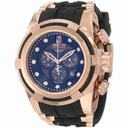 Invicta Jason Taylor Chronograph Black Dial Rose Gold-Tone Men's Watch 12956