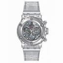 Invicta Jason Taylor Chronograph Platinum Dial Rose Leather Ladies Watch 14607