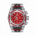 Invicta Jason Taylor Chronograph Red Dial Stainless Steel Black Polyurethane Men's Watch 14430