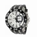 Invicta Jason Taylor Chronograph Silver Dial Black Rubber Men's Watch 12948