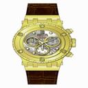 Invicta Jason Taylor Chronograph Silver Dial Brown Leather Ladies Watch 14605