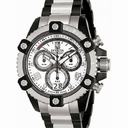 Invicta Jason Taylor Chronograph Silver Dial Two-tone Stainless Steel Men's Watch