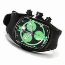 Invicta Lupah Chronograph Green Dial Black Polyurethane Band Men's Watch 14012