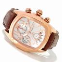 Invicta Lupah Chronograph Silver Dial Rose Gold-tone PVD Men's Watch 12619