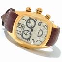 Invicta Lupah Gold Dial Leather Quartz Men's Chrono Watch 13003