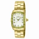 Invicta Lupah Green Crystal Gold-tone Ladies Watch 14130