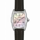 Invicta Lupah Mother of Pearl Dial Black Leather Ladies Watch 20458