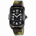 Invicta Lupah Special Edition Black Dial Camouflage Leather Ladies Watch 1032