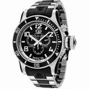 Invicta Men's Russian Diver Collection Chronograph Stainless Steel Black Rubber Watch 6631