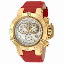 Invicta Mother of Pearl Dial Red Leather Men's Chronograph Watch 18294