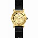 Invicta Multi-Function Champagne Dial Black Leather Men's Watch 14916