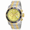 Invicta Pro Dive Chronograph Champagne Dial Two-tone Men's Watch 80080