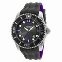 Invicta Pro Diver Automatic Black Dial Black and Purple Silicone Men's Watch 20201