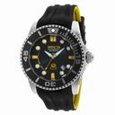 Invicta Pro Diver Automatic Black Dial Black and Yellow Silicone Men's Watch 20199