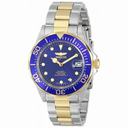 Invicta Pro Diver Automatic Blue Dial Two-tone Stainless Steel Men's Watch 17042