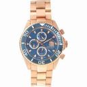 Invicta Pro Diver Automatic Chronograph Blue Dial Rose Gold-plated Men's Watch 13012