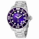 Invicta Pro Diver Automatic Purple Dial Stainless Steel Men's Watch 20175