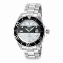 Invicta Pro Diver Automatic Silver and Dark Grey Dial Stainless Steel Men's Watch 16130