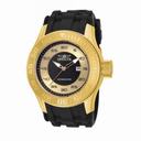 Invicta Pro Diver Black and Gold Dial Black Silicone Men's Watch 14835