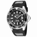 Invicta Pro Diver Black Carbon Dial Black Polyurethane Men's Watch 12558
