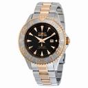Invicta Pro Diver Black Carbon Fiber Dial Two-tone Stainless Steel Men's Watch 15168