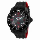 Invicta Pro Diver Automatic Black Dial Black and Red Silicone Men's Watch 20205