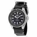 Invicta Pro Diver Black Dial Black Leather Men's Watch 17579