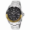 Invicta Pro Diver Black Dial Stainless Steel Men's Watch 15587