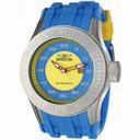 Invicta Pro Diver Blue And Yellow Dial Blue Polyurethane Band Men's Watch 11941
