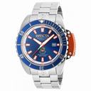 Invicta Pro Diver Automatic Blue Dial Stainless Steel Watch 19866