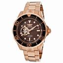 Invicta Pro Diver Brown Dial 18kt Rose Gold-plated Men's Watch 13713