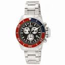 Invicta Pro Diver Chronograph Black Carbon Fiber Dial Stainless Steel Men's Watch 11281