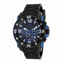 Invicta Pro Diver Chronograph Black Dial Black Ion-plated Men's Watch 18169