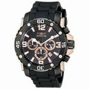 Invicta Pro Diver Chronograph Black Dial Black Polyurethane Men's Watch 18167