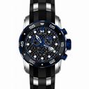 Invicta Pro Diver Chronograph Black Dial Black Rubber Men's Watch 17878
