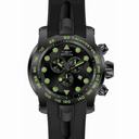 Invicta Pro Diver Chronograph Black Dial Gold Silicone Men's Watch 17812