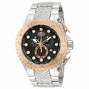 Invicta Pro Diver Chronograph Black Dial Rose Gold-tone PVD Men's Watch 12938