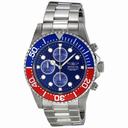 Invicta Pro Diver Chronograph Blue Dial Stainless Steel Men's Watch 1771