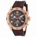 Invicta Pro Diver Chronograph Brown Dial Brown Polyurethane Men's Watch 20033