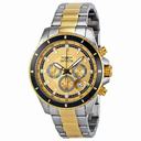 Invicta Pro Diver Chronograph Gold Dial Two-tone Men's Watch 12456