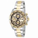 Invicta Pro Diver Chronograph Gold Dial Two-tone Men's Watch 13867
