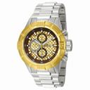 Invicta Pro Diver Chronograph Gold Textured Dial Stainless Steel Men's Watch 12371