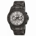 Invicta Pro Diver Chronograph Grey Dial Black Ion-plated Men's Watch 15024
